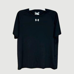 Under Armour HeatGear Loose Fit Black Large Short Sleeve Athletic T-Shirt